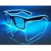 Очки светодиодные  прозрачные El Neon ray ice blue неоновые Очки светодиодные  прозрачные El Neon ray ice blue неоновые