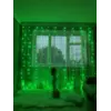 Светодиодная гирлянда штора занавес "Бахрома" 3*3м 300LED 220V G зеленый пульт ДУ Светодиодная гирлянда штора занавес "Бахрома" 3*3м 300LED 220V G зеленый пульт ДУ