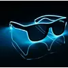 Очки светодиодные  солнцезащитные El Neon ray ice blue неоновые Очки светодиодные  солнцезащитные El Neon ray ice blue неоновые