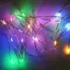 Светодиодные гирлянды нити Капля Роси 20led 2м Multy на батарейках АА Светодиодные гирлянды нити Капля Роси 20led 2м Multy на батарейках АА