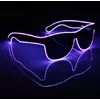 Очки светодиодные  солнцезащитные El Neon ray purple неоновые Очки светодиодные  солнцезащитные El Neon ray purple неоновые