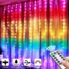 Світлодіодна гірлянда Штора крапля роси Rainbow 3 х 3 метри з пультом Світлодіодна гірлянда Штора крапля роси Rainbow 3 х 3 метри з пультом
