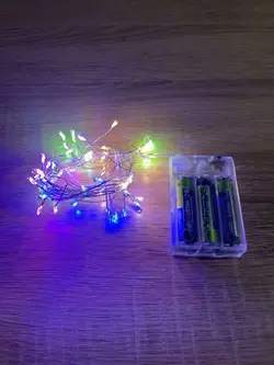 Гірлянда капля роси Їжак 50Led 2,3м - 5м Мульті Гірлянда капля роси Їжак 50Led 2,3м - 5м Мульті