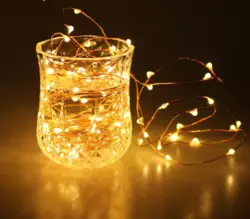 Гирлянда капля роси 5м 50Led на батарейках Warm White Гирлянда капля роси 5м 50Led на батарейках Warm White