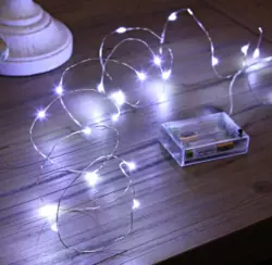 Светодиодные гирлянды нити Капля Роси 20Led 2м White Светодиодные гирлянды нити Капля Роси 20Led 2м White