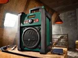 Строительная радиостанция с DAB+, FM, Bluetooth SilverCrest SBDB 5 A1 Строительная радиостанция с DAB+, FM, Bluetooth SilverCrest SBDB 5 A1