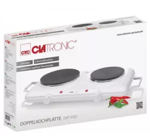 Електроплитка Clatronic DKP 3583 2 конфорки 2500W Електроплитка Clatronic DKP 3583 2 конфорки 2500W