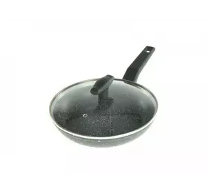 Сковородка Tiross с крышкой 20см TS1250P с антипригарным покрытием: мрамор Сковородка Tiross с крышкой 20см TS1250P с антипригарным покрытием: мрамор