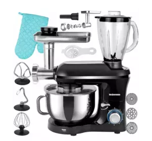 Кухонный комбайн Heckermann Combo SM-1518 6,2 л 2200 Вт Кухонный комбайн Heckermann Combo SM-1518 6,2 л 2200 Вт