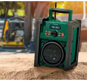 Строительная радиостанция с DAB+, FM, Bluetooth SilverCrest SBDB 5 A1 Строительная радиостанция с DAB+, FM, Bluetooth SilverCrest SBDB 5 A1