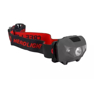 Налобний Led ліхтар Tiross TS-1861 1W на батарейках Black Налобний Led ліхтар Tiross TS-1861 1W на батарейках Black