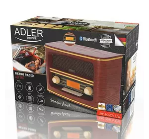 Радио ретро с Bluetooth Adler AD 1187 Радио ретро с Bluetooth Adler AD 1187