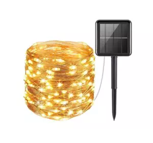 Гірлянда крапля роси від сонячної батареї Solar 200led 20м на пульту Гірлянда крапля роси від сонячної батареї Solar 200led 20м на пульту