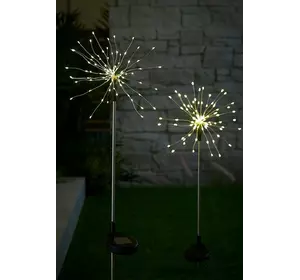 Садовий світильник на сонячній батареї 150Led + датчик світла 2шт в комплекті Садовий світильник на сонячній батареї 150Led + датчик світла 2шт в комплекті