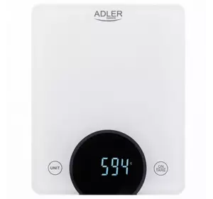Ваги кухонні Adler AD 3173 White Ваги кухонні Adler AD 3173 White